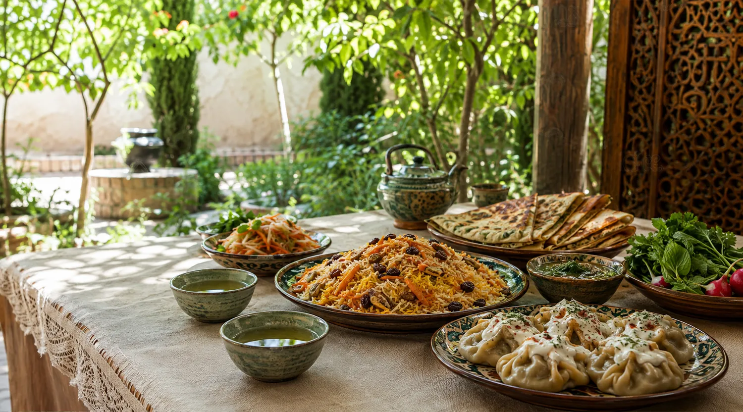 سفرهٔ غذاهای اصیل افغانستان