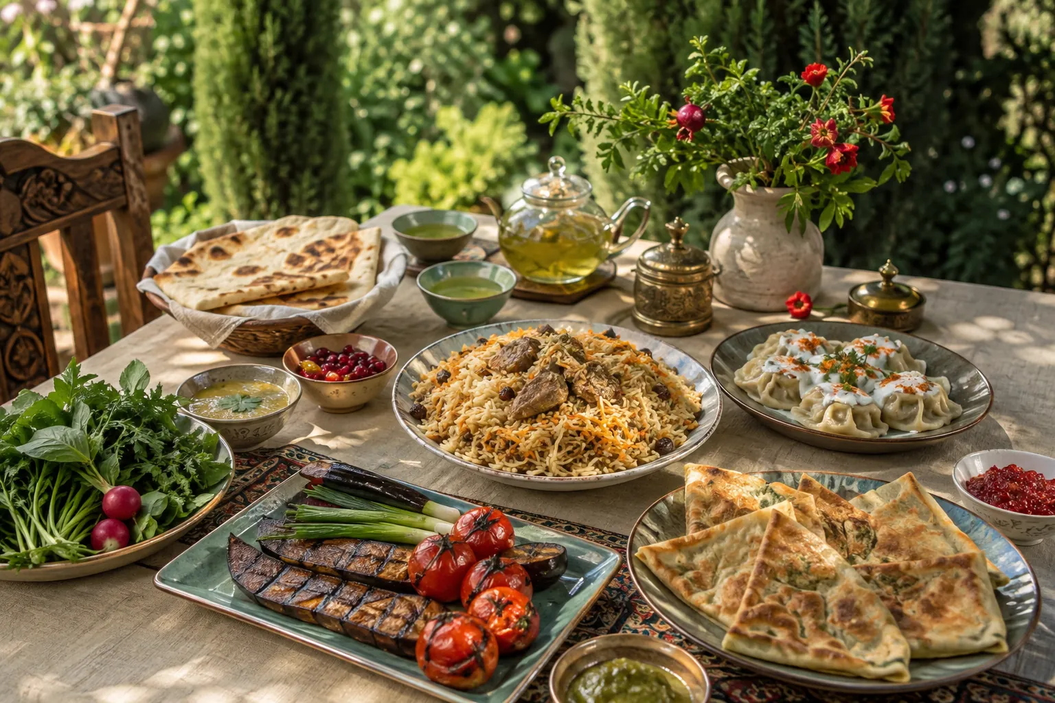 سفرهٔ غذاهای افغانی